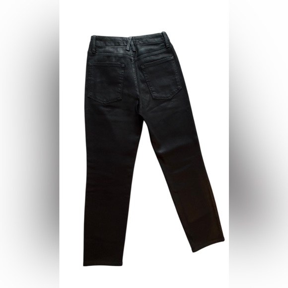 Good American Women's Good Classic Coated Pants Size 4/27 - Picture 5 of 15